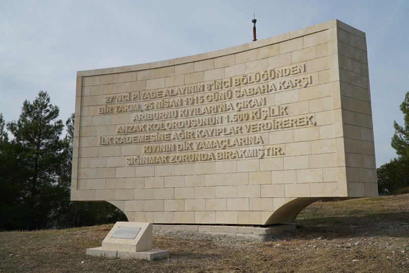 Küçük Arıburnu ve 27. Alay Kitabesi