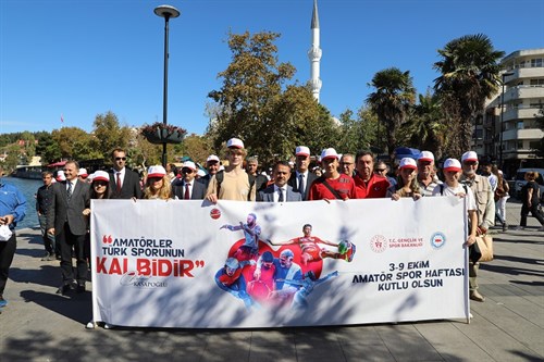 Vali İlhami AKTAŞ, “Amatör Spor Haftası Yürüyüş " Programına Katıldı