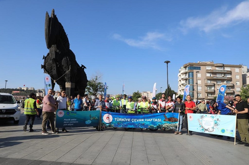 Çevre Dostu Bir Yaşam Temiz Deniz Temiz Dünya Bisiklet Turunun Startı Verildi
