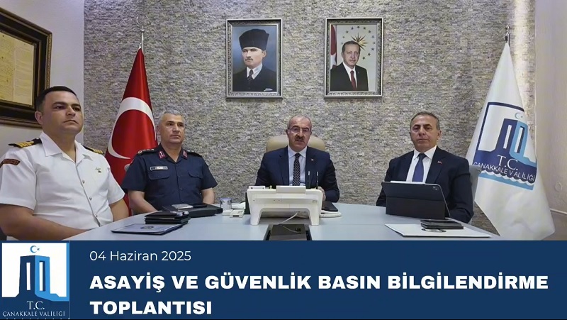 Valimiz Doç. Dr. Ömer TORAMAN başkanlığında, 2025 yılı ilk beş ayına ilişkin “İl Güvenlik ve Asayiş Bilgilendirme Toplantısı” 