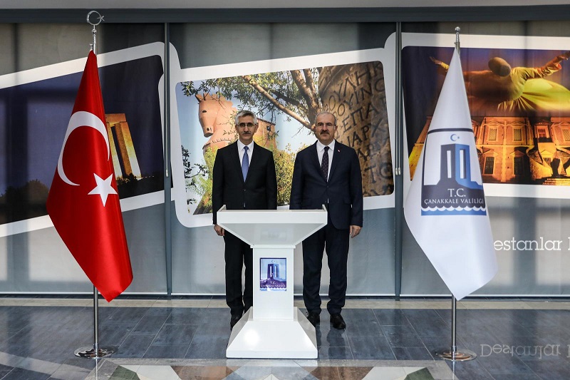 Milli Eğitim Bakan Yardımcısı Sayın Nazif YILMAZ, Valimiz Doç. Dr. Ömer TORAMAN’ı  Ziyaret Etti